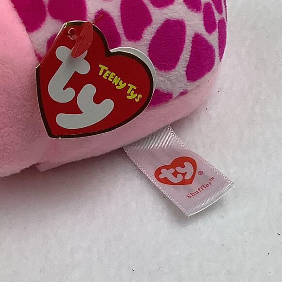TY Teeny Tys Beanie 4" Shuffler the Turtle Stackable Plush Toy MWMT - Picture 3 of 5